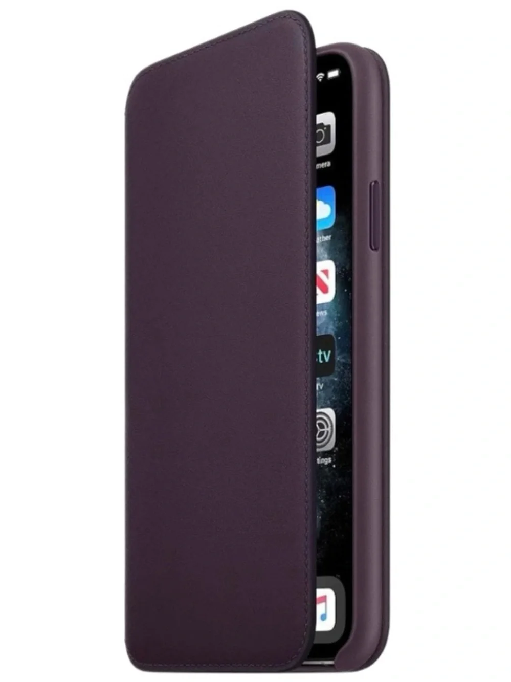 Apple Aubergine iPhone 11 Pro Leather Folio